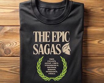Odysseus T-Shirt: Vintage Greek Mythology Graphic Tee