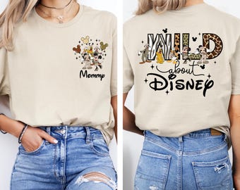 Custom Disney Animal Kingdom T-Shirt, Matching Disney Shirt,Safari Mode Disney Shirt,Family Vacation Shirt,Mickey and Friends Animal Kingdom