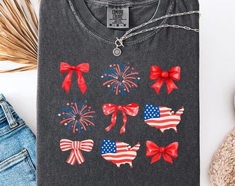 Comfort Colors Mommy And Me Outfits Matching 4th Of July Family Holiday Tee