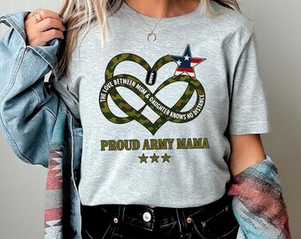 Custom Army Family Outfits Proud Army Mom Shirt Month Of The Military Child Tee