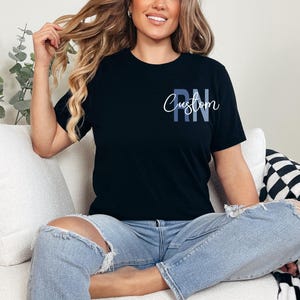 Custom Registered Nurse T-Shirt With Name, Personalized RN Pocket Shirt, Nurse Life Outfit, Nurse Appreciation Clothing, Cute Nurse Gift