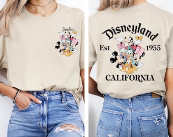 Custom Disneyland California T-Shirt: Mickey and Friends, Est. 1955