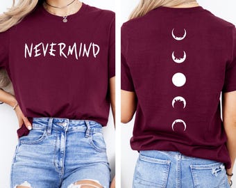Nevermind Tattoo Moon Phase Shirt: Jimin Bangtan Kpop Tee