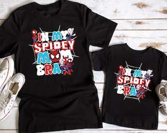 In my Spidey Mom Era T-Shirt, Disney Spider Mama Shirt, Spider Mommy Shirt, Funny Mother's Day Shirt, Spider Women Shirt, Mom Birthday Gift