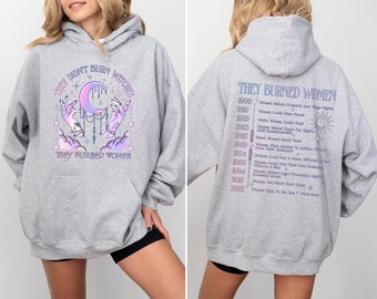 Witchy Feminist Hoodie: They Didn't Burn Witches - Boho Girl Power