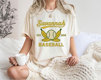 Retro Savannah Baseball T-Shirt: Vintage Soft Unisex Tee