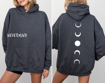 Jimin Nevermind Tattoo Hoodie: Bangtan Army Gift, Moon Phases