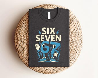 Six Seven Italian Brainrot T-Shirt: Meme 67 Tee, Viral Internet Joke Shirt