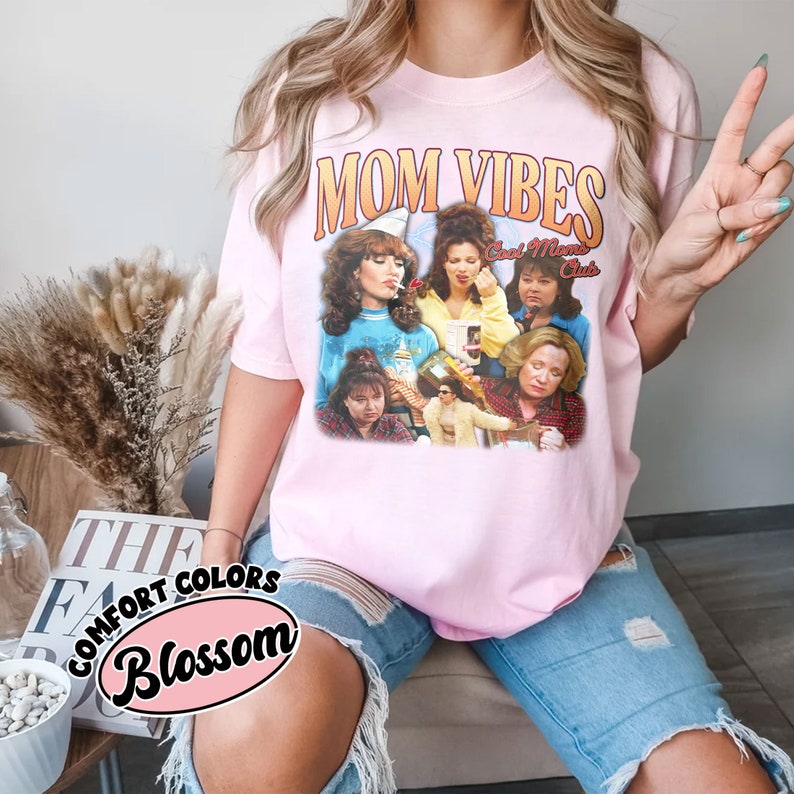 90’S Mom Vibes Comfort Colors Shirt, Funny Mom Shirts, Cool Moms Club T Shirt, Funny Mom Life Tee, Mother's Day Gift, Cool Mom Gifts image 6