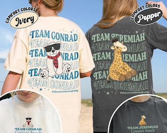 Cousins Beach Comfort Colors Shirt, Team Conrad Belly Jeremiah Shirt, Summer I Turned Pretty Tee, We Will Always Have Summer