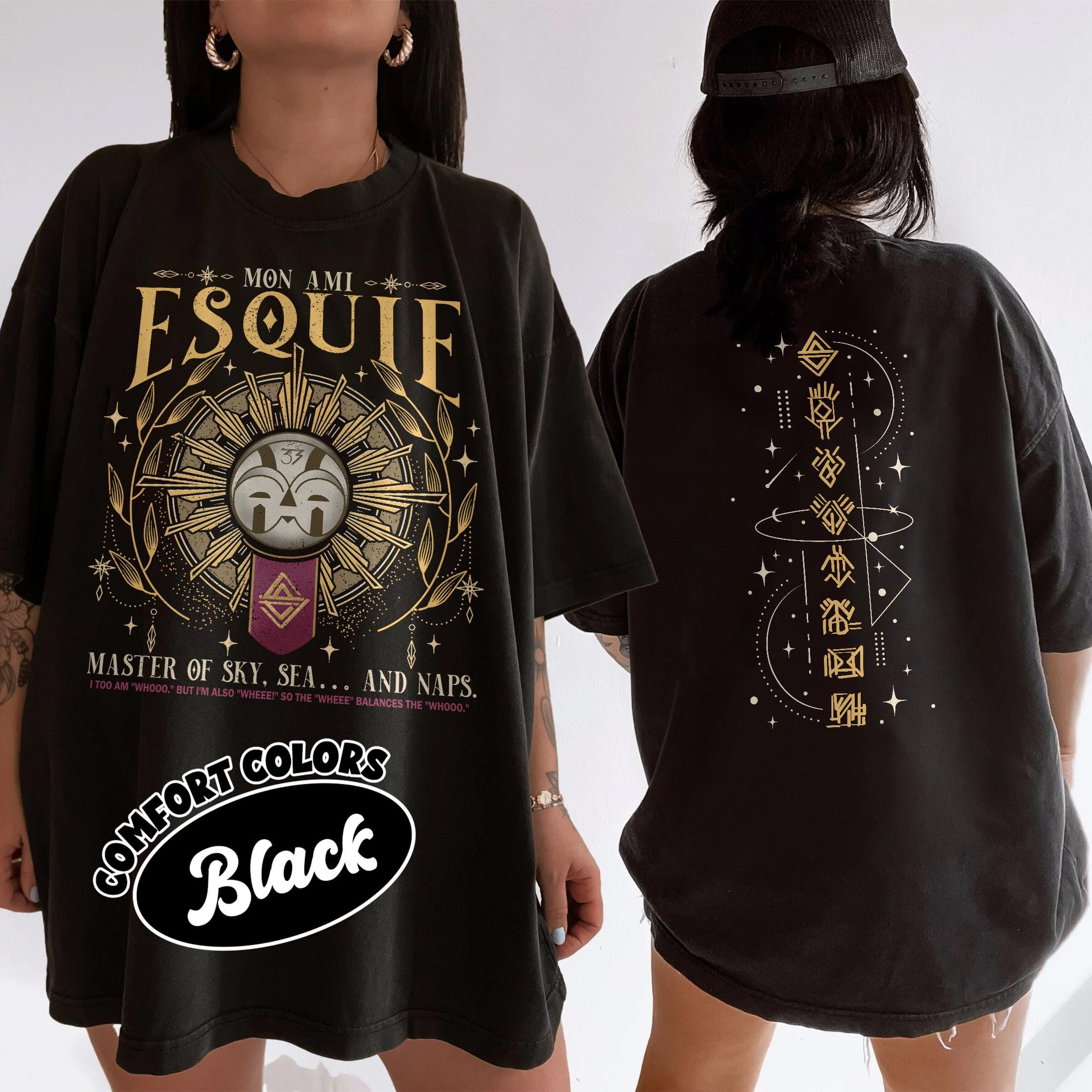 Esquie Clair Obscur Expedition 33 Shirt Comfort Colors, Whee Whoo