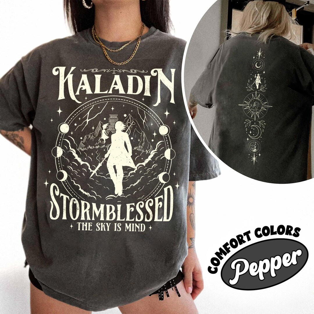 Kaladin Stormblessed Fantasy Book Comfort Colors Shirt, Stormlight ...