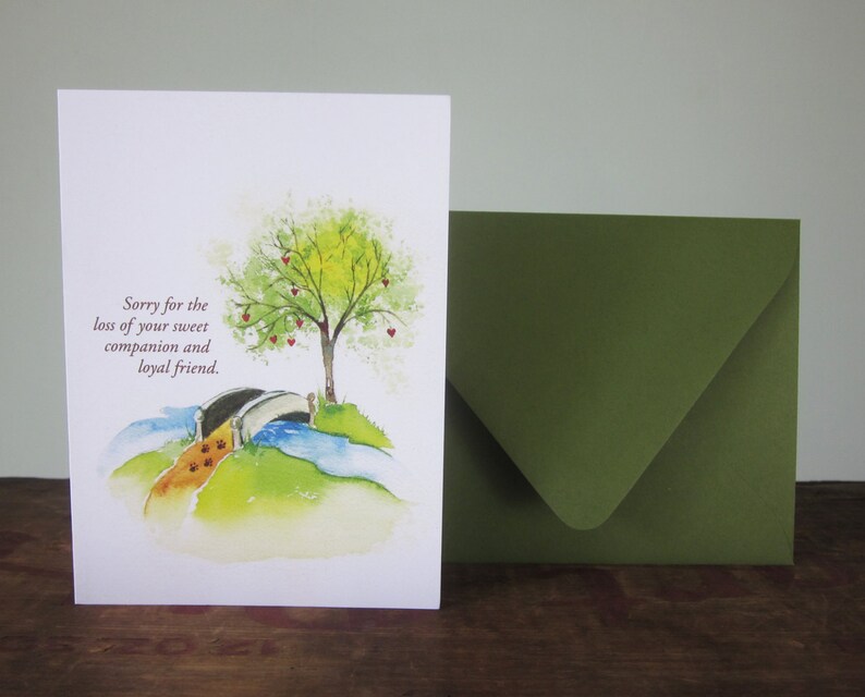 Pet sympathy card image 2