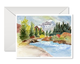 Colorado landscape | Boxed Set | Blank Cards | Watercolor Art | Rocky Mountains