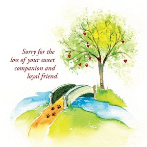 Pet sympathy card image 3