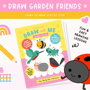 How to draw cute animals, how to draw animals, how to draw for kids, drawing book for kids, how to draw cute things, printable activity book