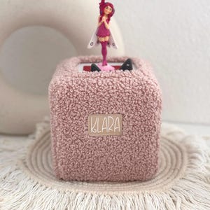 Toniebox Hülle Teddy rosa, Hülle für Tonie Box, Musikbox Hülle, Geschenk zu Weihnachten, Geschenk zum Geburtstag, personalisiert mit Name