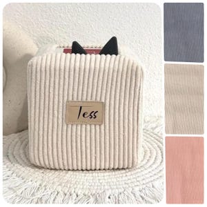 Toniebox Hülle Cord, Hülle für Tonie Box, Musikbox Hülle, Geschenk zu Weihnachten, Geschenk zum Geburtstag, personalisiert mit Name