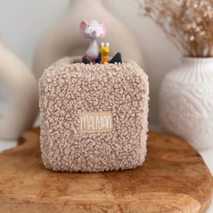 Toniebox Hülle Teddy, kuschelige Hülle für Tonie Box, Musikbox Hülle, Geschenk für Kinder, Geschenk zum Geburtstag, Teddy