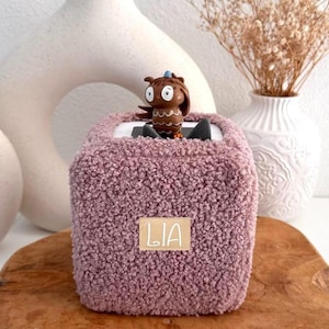 Toniebox Hülle Teddy Beere, Hülle für Tonie Box, Musikbox Hülle, Geschenk zu Weihnachten, Geschenk zum Geburtstag, personalisiert mit Name