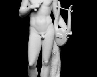 3D-gedruckte Apollo-Statue: DIY mythischer Gott-Modellbausatz, 6 Zoll