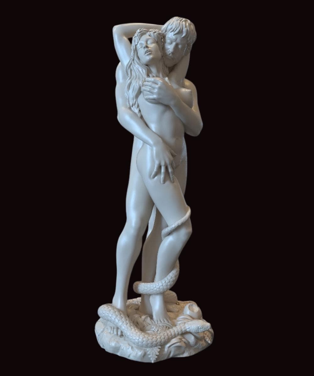 Adam eve sculpture - Etsy 日本