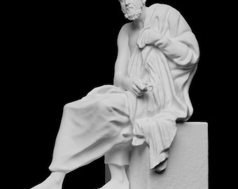 Chrysippus Bust | 12K Resin Classical Sculpture – Stoic Philosopher Museum Replica Decor