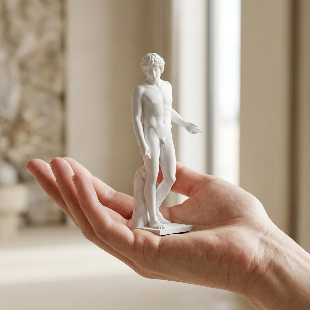Buste d'Antinoüs Farnèse imprimé en 3D — Beyit