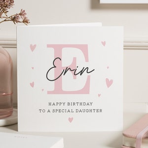 Tochter Geburtstagskarte für Mädchen, spezielle Tochter Geburtstagskarte, Geburtstagsgeschenk für Tochter, Tochter Geburtstagsgeschenk, von Mama und Papa