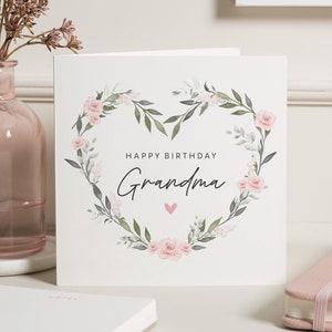 Oma Geburtstagskarte, personalisierte Geburtstagskarte für Nan, spezielle Nanny Geburtstagskarte, Gran Geburtstagsgeschenk, für Sie, süße Oma Karte