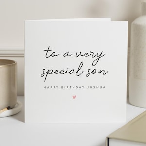 Verjaardagskaart zoon volwassene, verjaardagskaarten voor zoon, gelukkige verjaardag zoon kaart, verjaardagscadeau volwassen zoon, verjaardagskaarten voor hem, zoon kaarten
