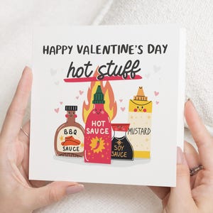 Bonne Saint-Valentin, trucs chauds, carte de Saint-Valentin drôle pour lui, cartes de Saint-Valentin pour mari, carte de Saint-Valentin pour petit ami, pour elle
