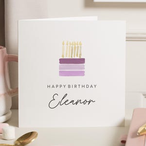 Alles Gute zum Geburtstagskarte für Sie, Geburtstagskuchen Karte, Freund Geburtstagskarte, Alles Gute zum Geburtstagskarte für Bester Freund, Freund Geburtstagsgeschenk