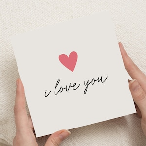 Ti amo biglietto, biglietto di San Valentino fidanzato, biglietto di San Valentino per lui, regali di San Valentino per lei, regali per fidanzato, biglietti di San Valentino