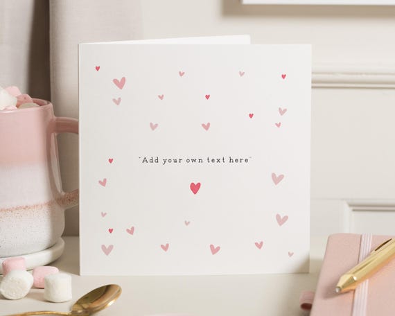 Personalised Card, Custom Valentine Card For Him, Personalised Valentine's Day Card For Boyfriend, Girlfriend, Personalised Valentine's Gift