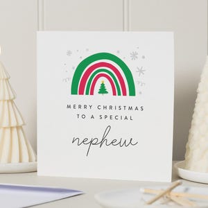 Biglietto di Natale per nipote, Buon Natale nipote, Biglietto di Natale per nipote, Biglietto di Natale per nipote, Primo biglietto di Natale per nipote, Regalo di Natale per nipote