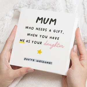 Carte d'anniversaire maman, carte d'anniversaire pour maman, carte d'anniversaire drôle de maman, carte de joyeux anniversaire maman, cadeau d'anniversaire maman, cadeau d'anniversaire maman pour elle