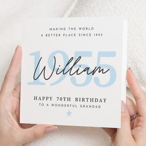 Tarjeta de 70 cumpleaños para hombre, tarjeta de 70 cumpleaños para papá, tarjeta de 70 cumpleaños para abuelo, regalo de 70 cumpleaños para tío, deseos de cumpleaños para papá, para él