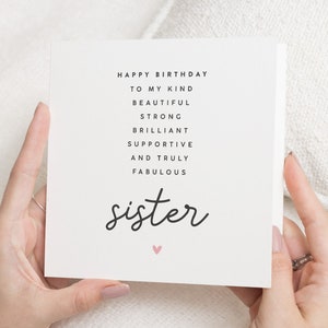 Tarjeta de cumpleaños para hermana, tarjeta de cumpleaños para hermana, tarjeta de cumpleaños para hermana, feliz cumpleaños para hermana, tarjetas de cumpleaños para hermana