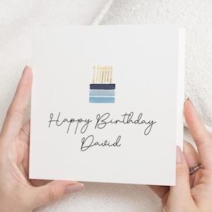 Cartes d'anniversaire pour homme, carte de gâteau d'anniversaire, carte de joyeux anniversaire de petit-fils, carte d'anniversaire de fils, carte d'anniversaire pour neveu, carte d'anniversaire pour lui