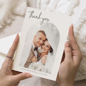Biglietti di ringraziamento per matrimonio con foto, biglietti di ringraziamento personalizzati per matrimonio, biglietti di ringraziamento piegati, biglietti di ringraziamento con cartolina per matrimonio