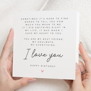 Carte d'anniversaire petit ami, cartes d'anniversaire pour lui, carte d'anniversaire pour petit ami, carte d'anniversaire petite amie, carte d'anniversaire mari, carte partenaire