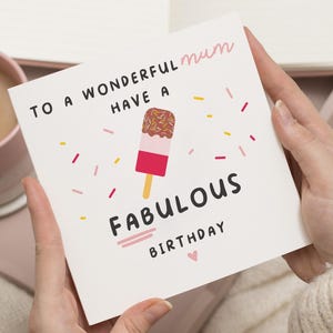 Geburtstagskarte für Mama, Mama Geburtstagskarte, fabelhafte Mama Geburtstagskarte, Geburtstagskarte für Mama, Mama Geburtstagsgeschenk für Sie, tolle Mama Karte