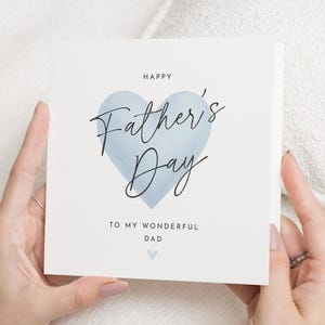 Fathers Day Card for Dad, Fathers Day Card from Daughter, Fathers Day Card for Him, Simple Fathers Day Card, Dad Card