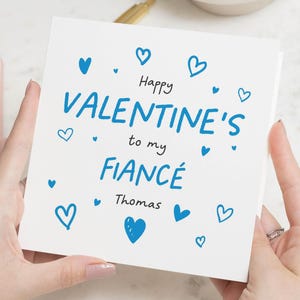Biglietto di San Valentino personalizzato per fidanzato, per futuro marito, biglietto di San Valentino per fidanzato, regalo di San Valentino per fidanzato, biglietto di San Valentino per futuro marito