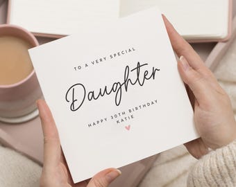 Daughter 30th Birthday Card, 30th Birthday Card For Her, 30th Birthday Card To Daughter, Daughter 30 Birthday Gift, Daughter 30th Gift