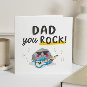 Vatertagskarte, Geburtstagskarte für Papa, lustige Papa Karte, Papa Sie Rock Karte, süße Karte für Ihn, Papa Geburtstagskarte