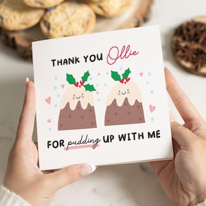 Carte de Noël de mari, carte de Noël de mari, carte de Noël de mari personnalisée, carte de Noël de petit ami, carte de Noël de petit ami, pour lui