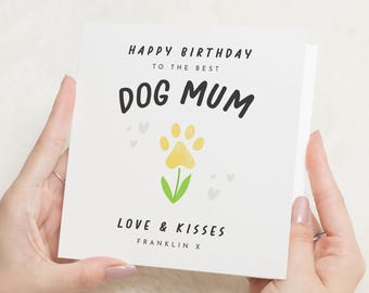 Popmazing Birthday Cards For Mom From The Dog - Best Dog Mommy - Dog Birthday Card - View #4