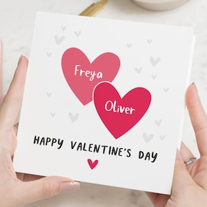 Regalo di San Valentino per lui, regalo di San Valentino per lei, regali per fidanzato, biglietto di San Valentino, biglietto di auguri di San Valentino per moglie, per partner